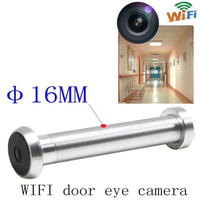 V380 Pro Wide Angle Infrared IR Night Vision Cat Eye Anti-Theft Door 32G Wi-fi Peephole Camera