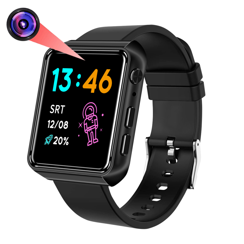 Metal Invisiable 1080P Camera Smart Watch